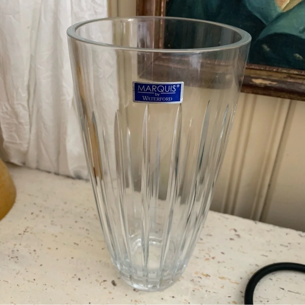 Marquis by Waterford Clear Glass Vase 8”